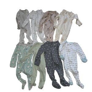 Cloud Island Gender Neutral Set Of 8 Onesies